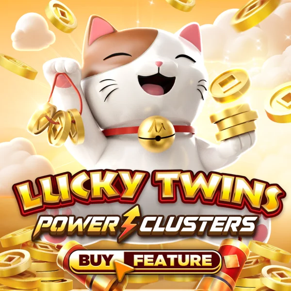 Microgaming : Lucky Twins PowerClusters - STONEBET88